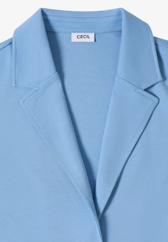 Lässiger Strickblazer mit Reverskragen