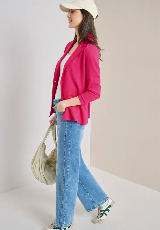 Vielseitiger Komfortabler Stretch Sweat-Blazer