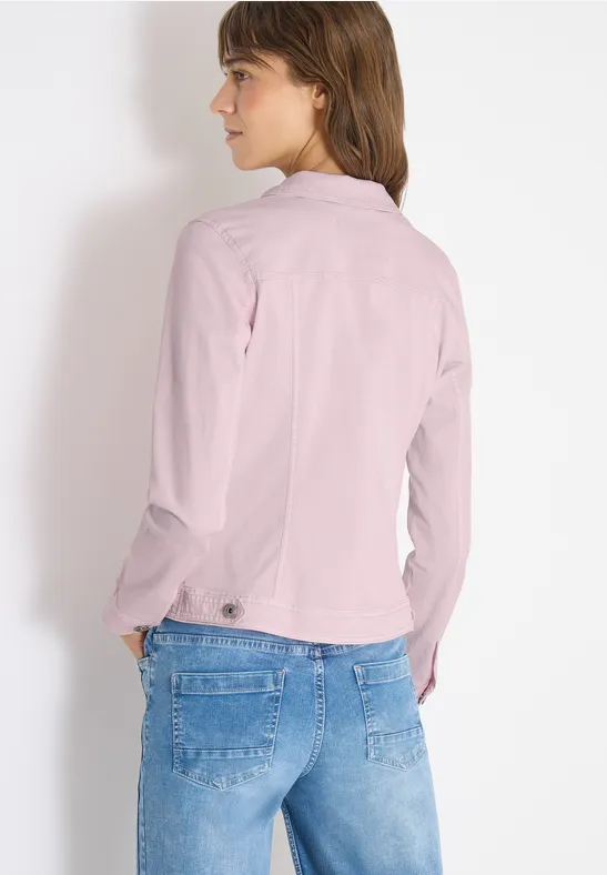 Klassische taillierte Jeansjacke