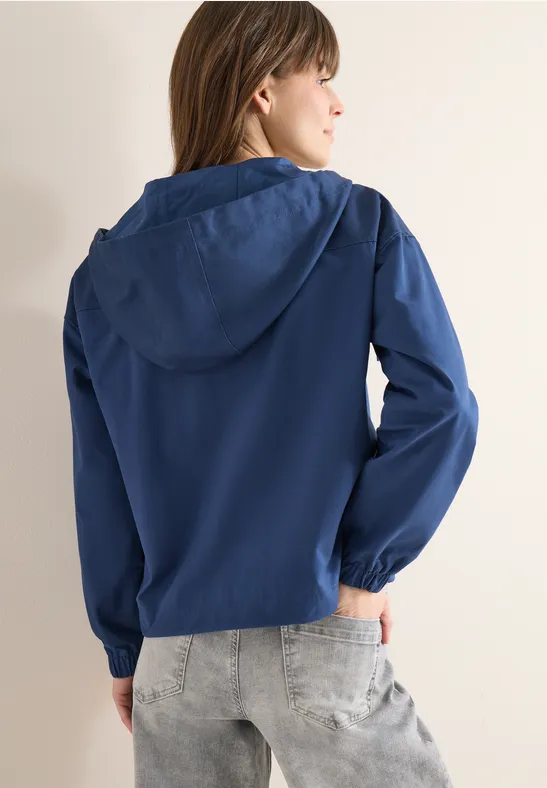 Kapuzenjacke aus Baumwollmischung