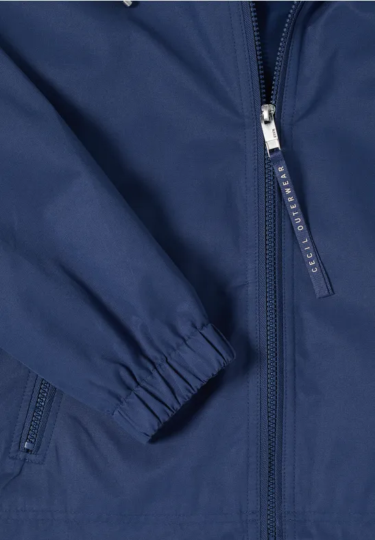 Kapuzenjacke aus Baumwollmischung