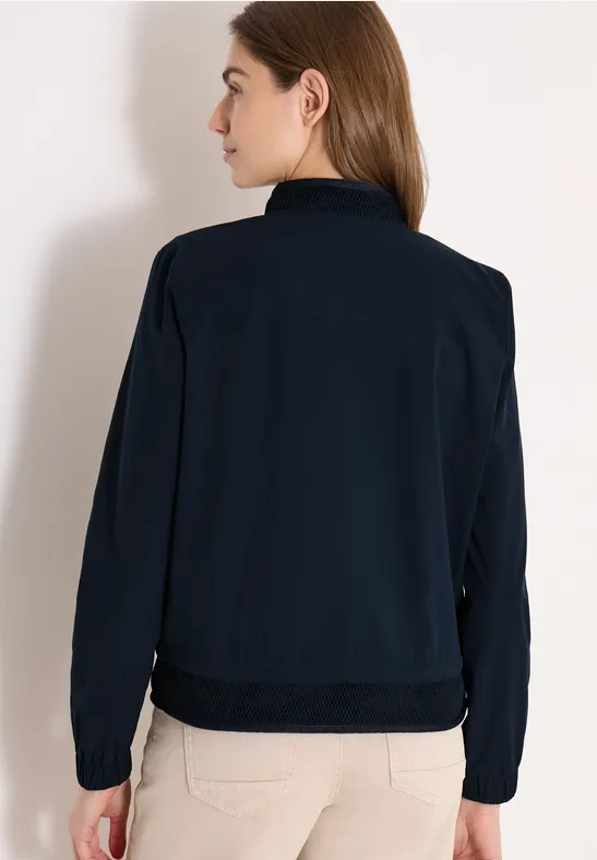 Sportliche Damen Blouson Jacke mit Reißverschluss