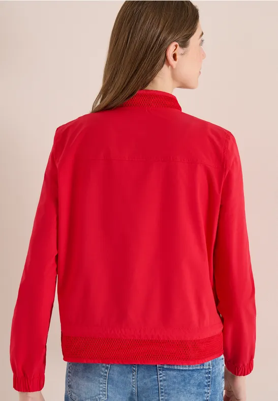 Sportlicher Blouson mit Mesh-Details