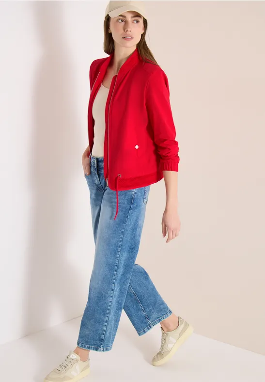 Sportlicher Blouson mit Mesh-Details