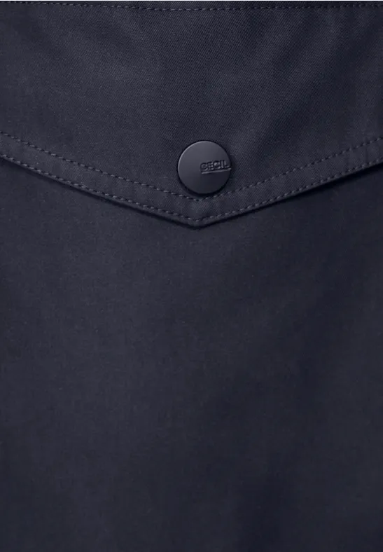 Moderne Trench Weste mit Gürteldetail