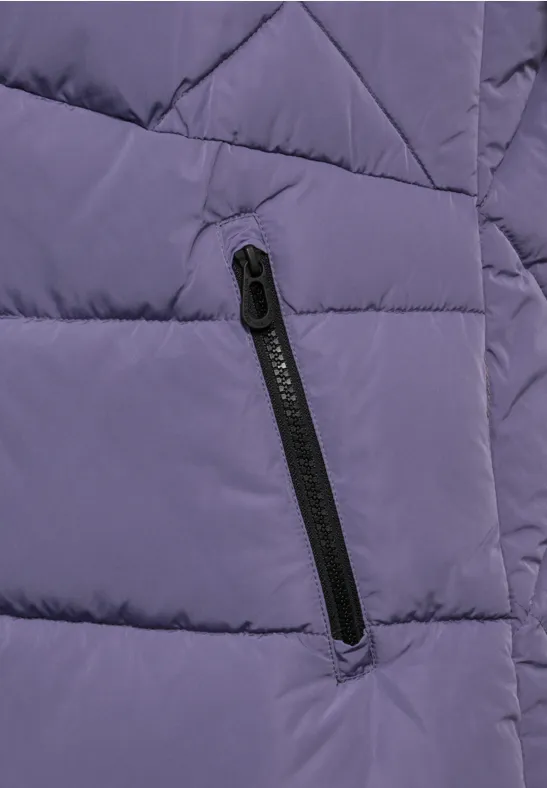 Gesteppte Damen Puffer Weste mit Taschen