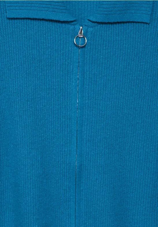 Ärmelloses Strickoberteil mit Kragen
