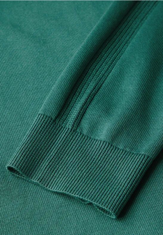 Offene, lange Strickjacke