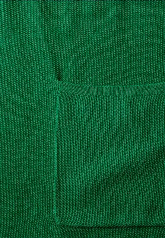 Offene Feinstrick Strickjacke