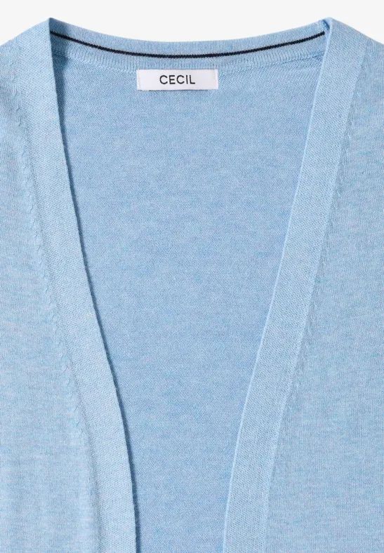 Offene Strickjacke