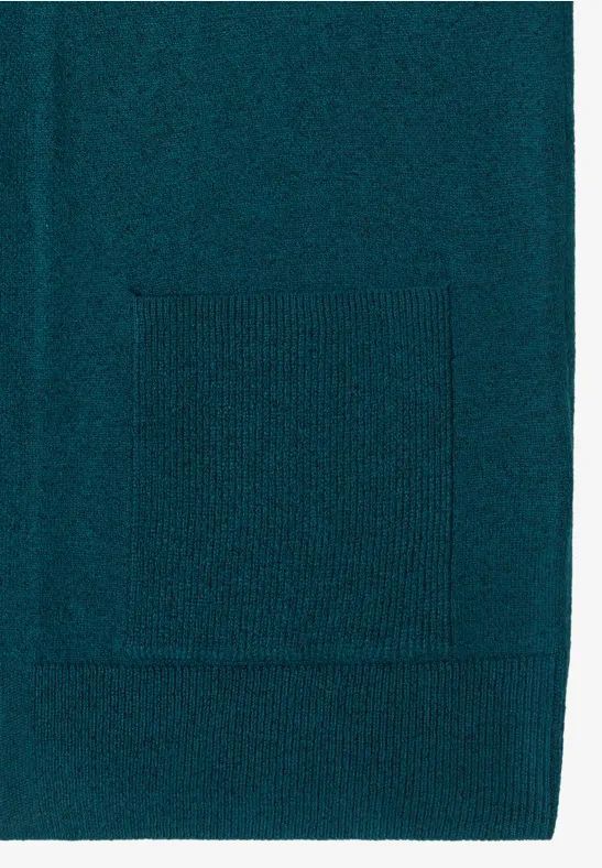 Offene Strickjacke mit Taschen