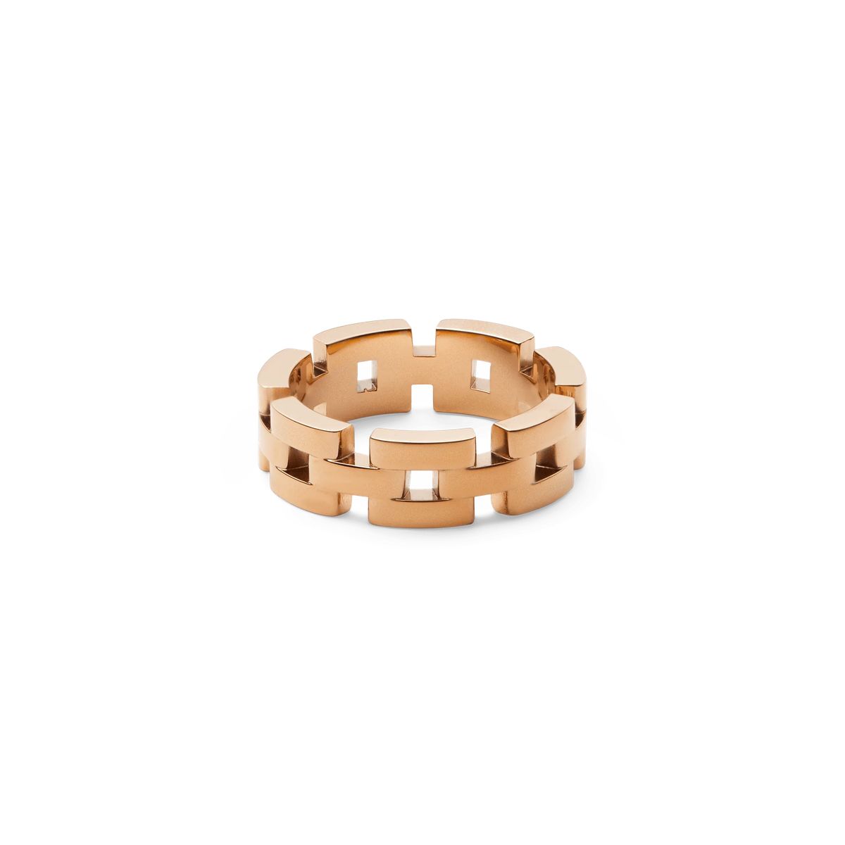 Minimalistischer Gliedring aus Roségold