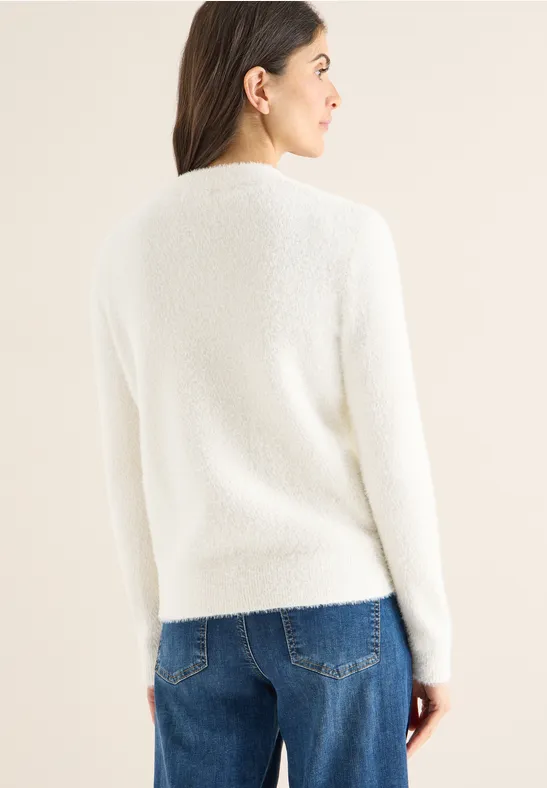 Strukturierte Blouson Jacke mit Reißverschluss