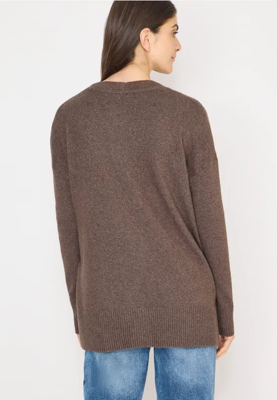 Weiche Strickjacke mit Knopfleiste