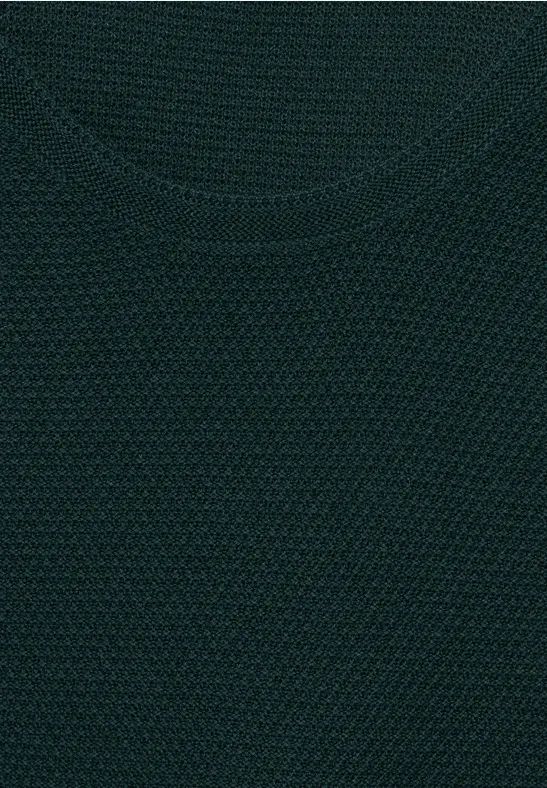Strukturierter Strickpullover mit 3/4 Ärmeln