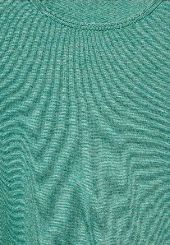 Klassischer Feinstrickpullover mit Rundhalsausschnitt
