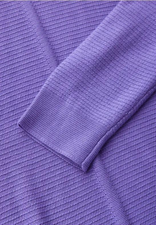 Feinstrickpullover mit Tunnelzug am Saum