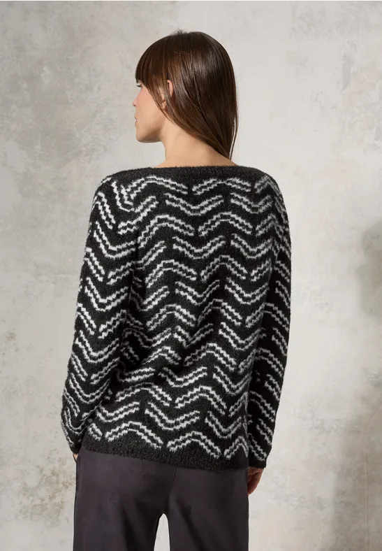 Kuscheliger Jacquard Muster Pullover