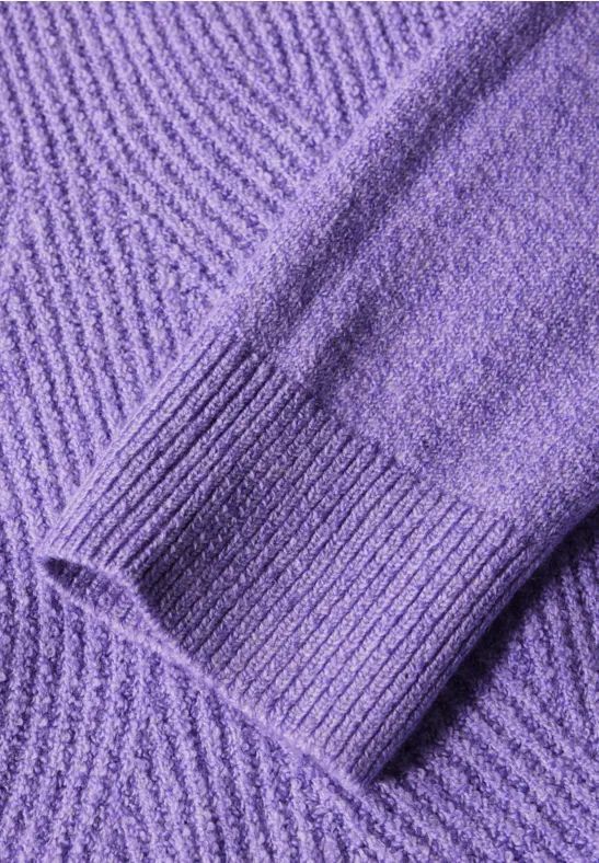 Strukturierter Strickpullover für Damen