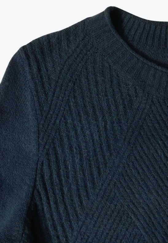 Vielseitiger Feinstrickpullover aus Baumwollmischung