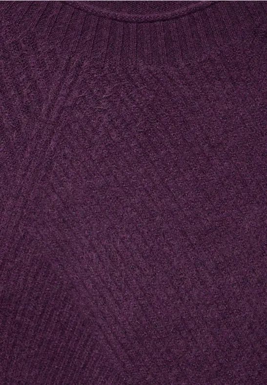 Eleganter Feinstrick-Pullover mit Strukturmuster
