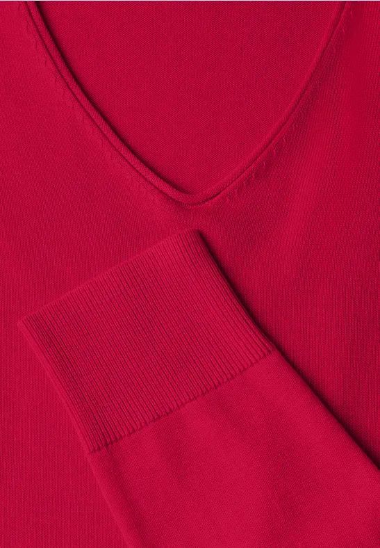 Feinstrickpullover aus Baumwollmischung