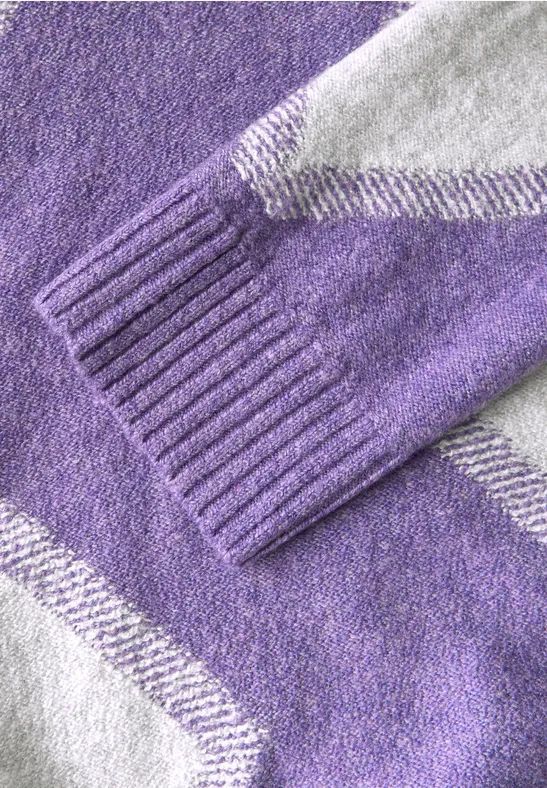 Strickpullover mit geometrischem Muster