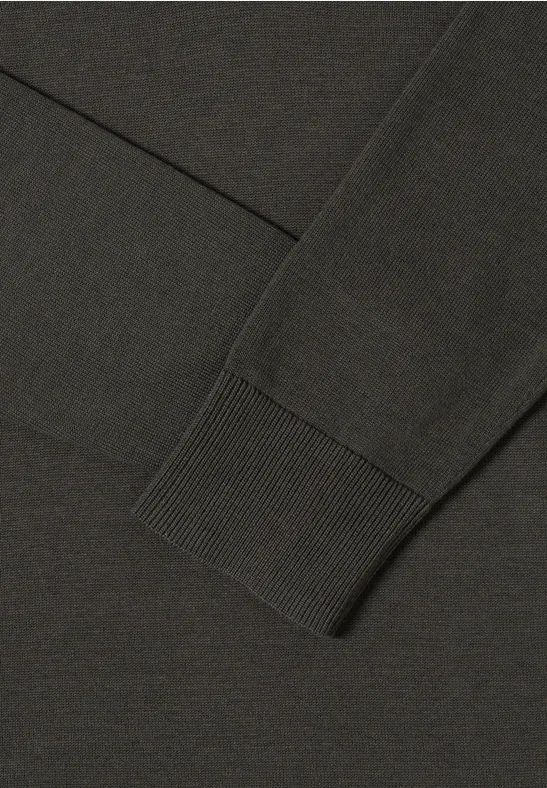 Damen Basic Strickpullover mit V-Ausschnitt