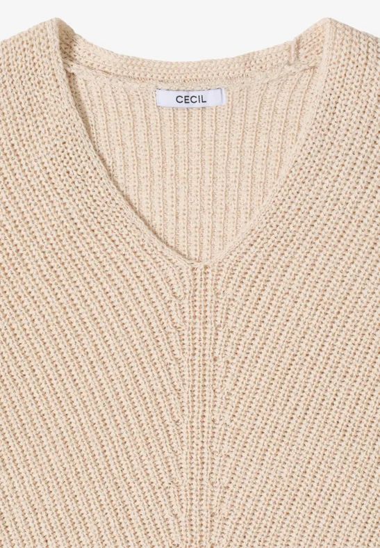 Langarmpullover mit Strukturstrick