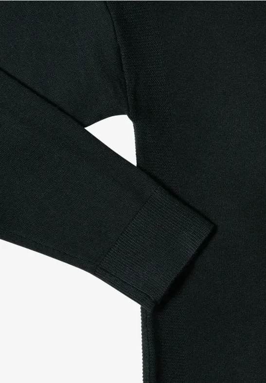 Lässiger Strickpullover mit U-Boot-Ausschnitt