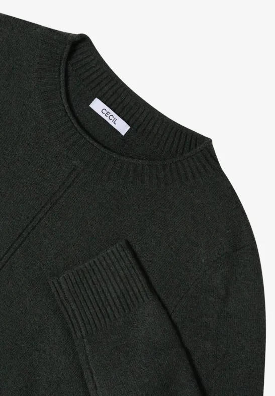 Gemütlicher Strickpullover mit Rundhalsausschnitt