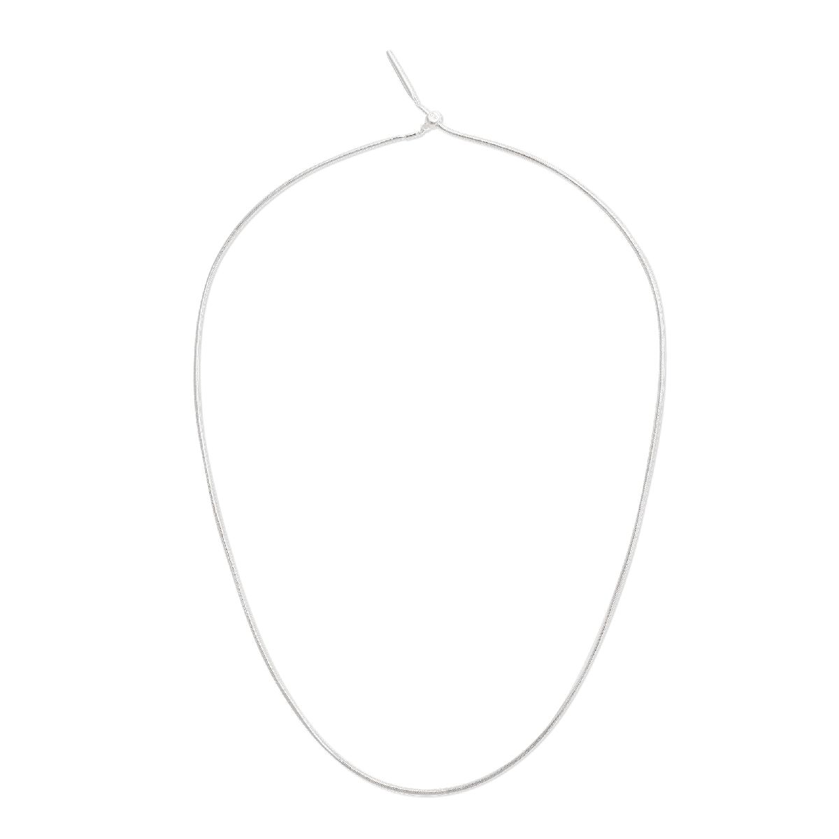 Minimalistische silberne Schlangenkette