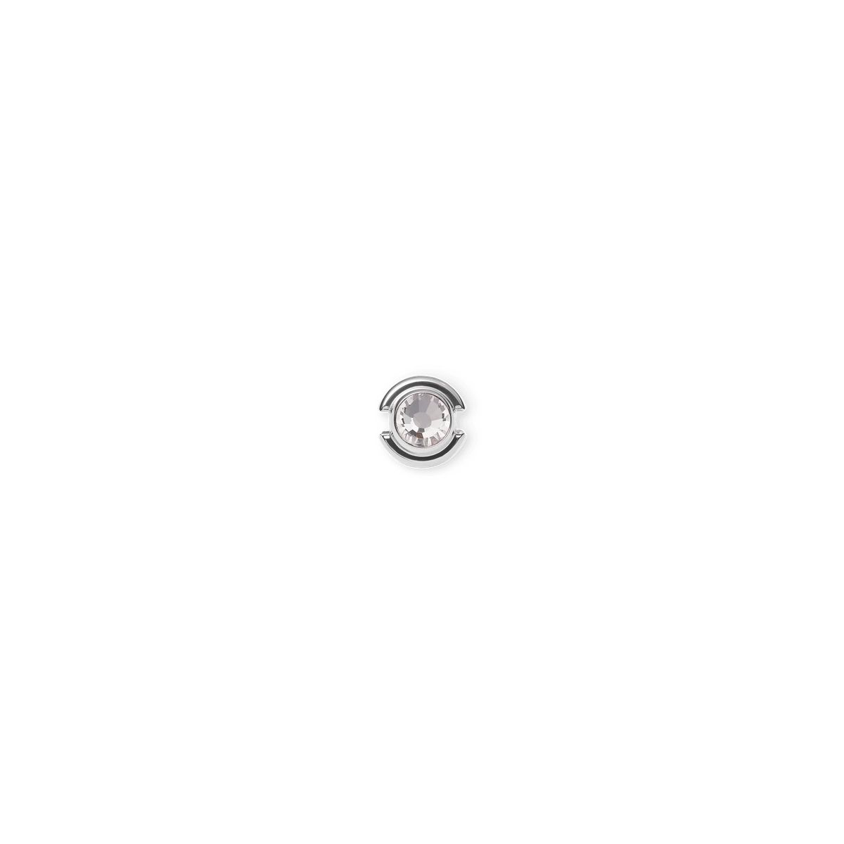 Roter Kristall Silber Charm