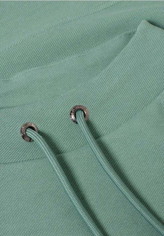 Damen Trichterkragen Sweatshirt mit Kordelzug