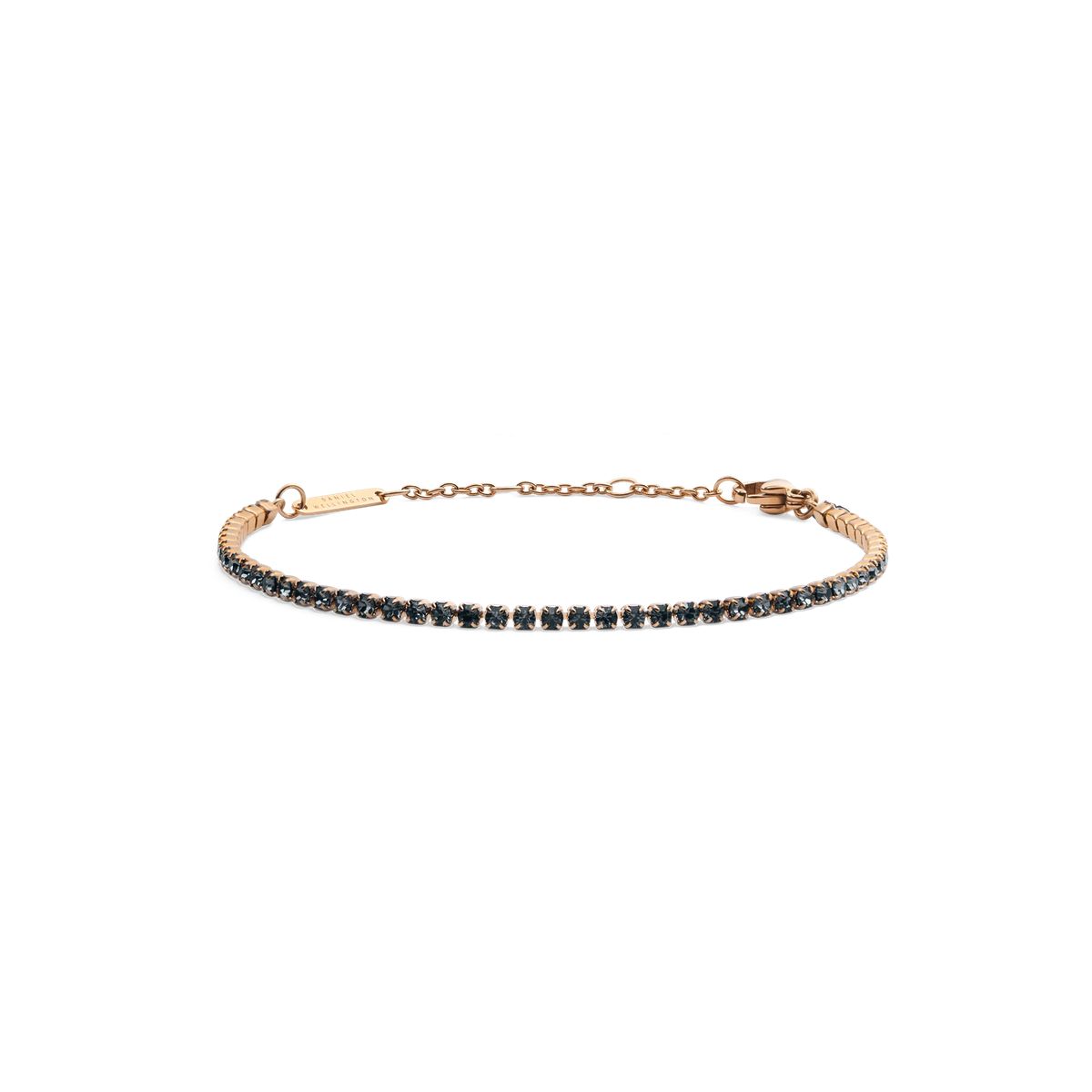 Zierliches Roségold Tennisarmband
