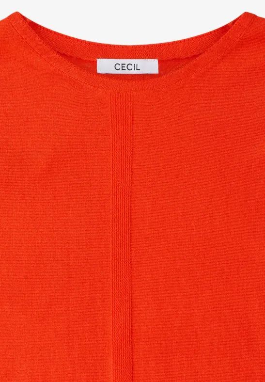 Dolman-Pullover aus feinem Strick