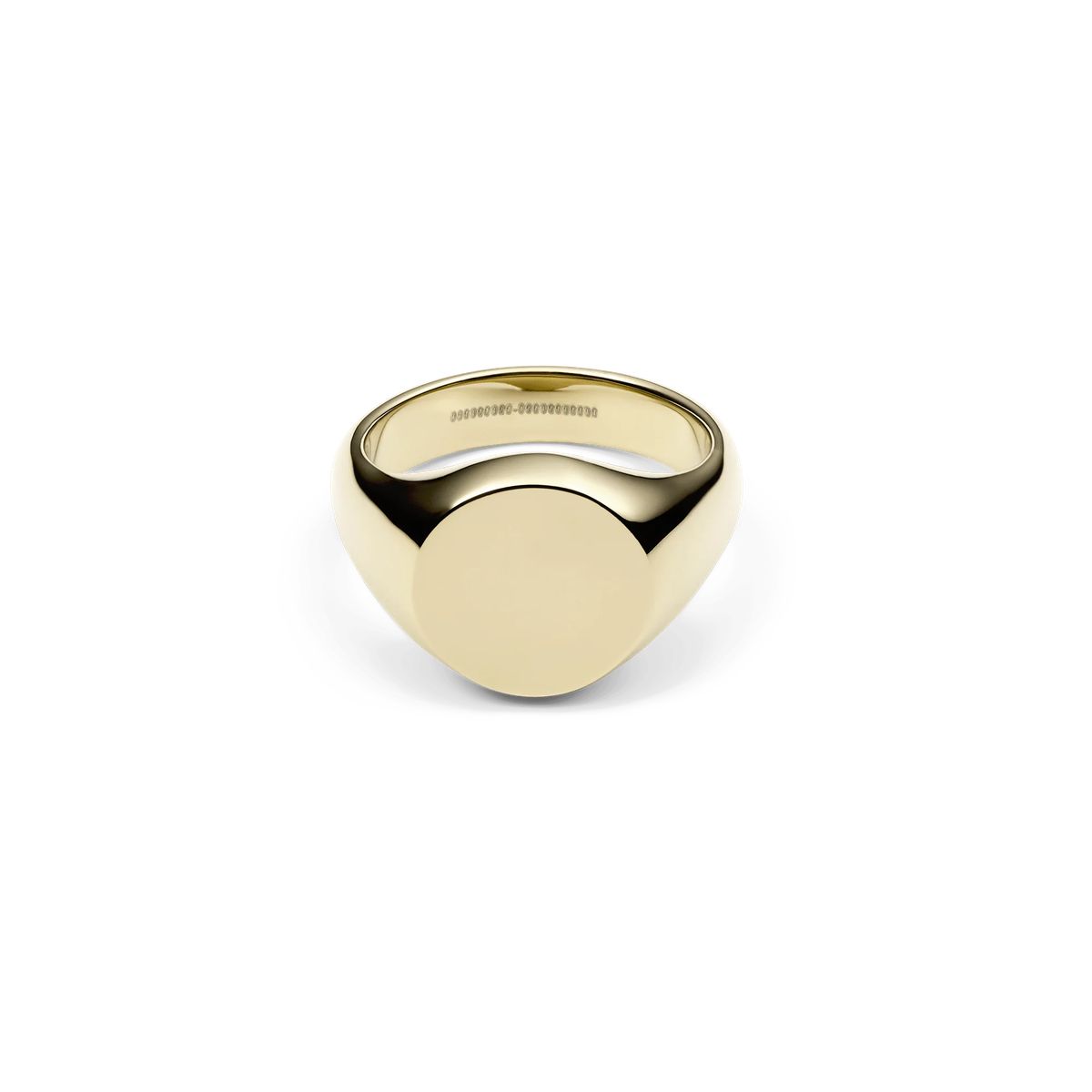 Klassischer Unisex Gold Siegelring
