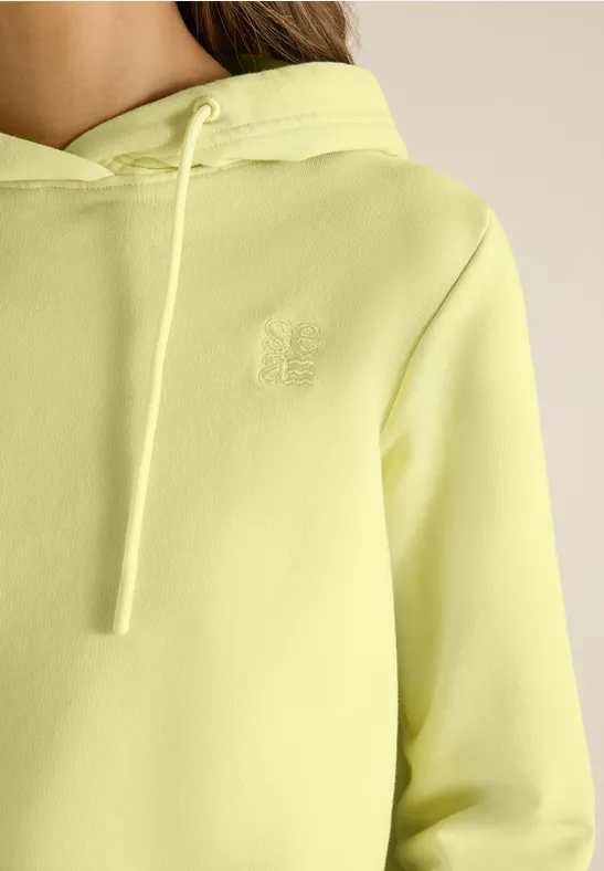 Lässiger Hoodie mit Stickerei