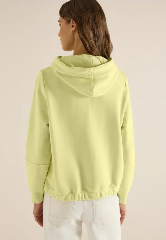 Lässiger Hoodie mit Stickerei