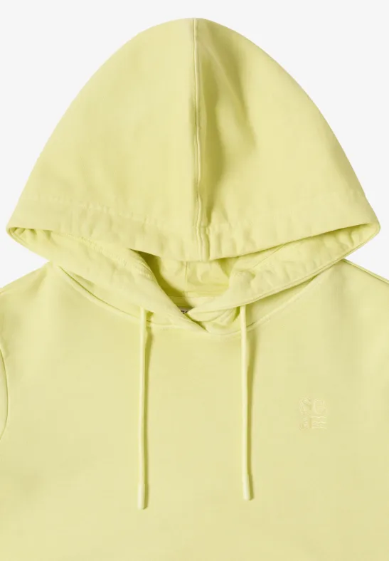 Lässiger Hoodie mit Stickerei