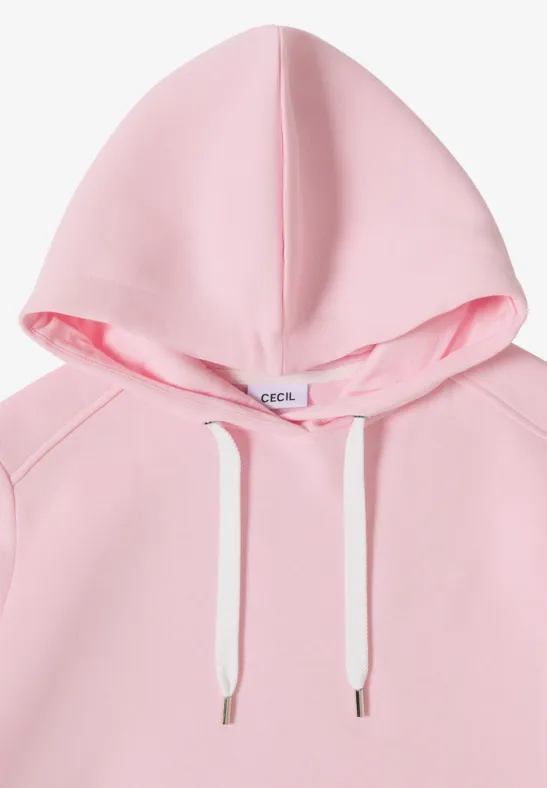 Lässiger Longline-Hoodie mit Kordelzug