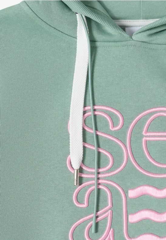 Damen Kapuzenpullover mit Sea-Grafik