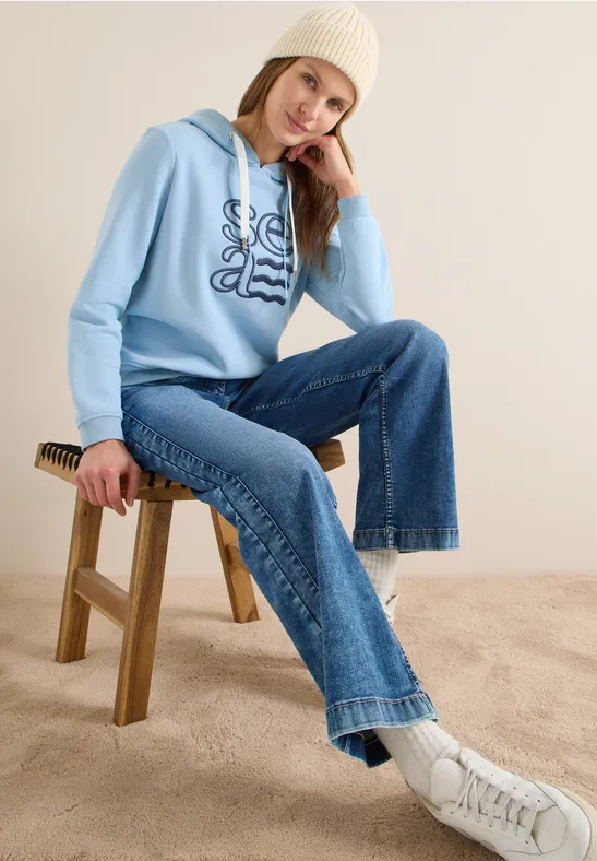 Lässiger Hoodie mit Grafikprint