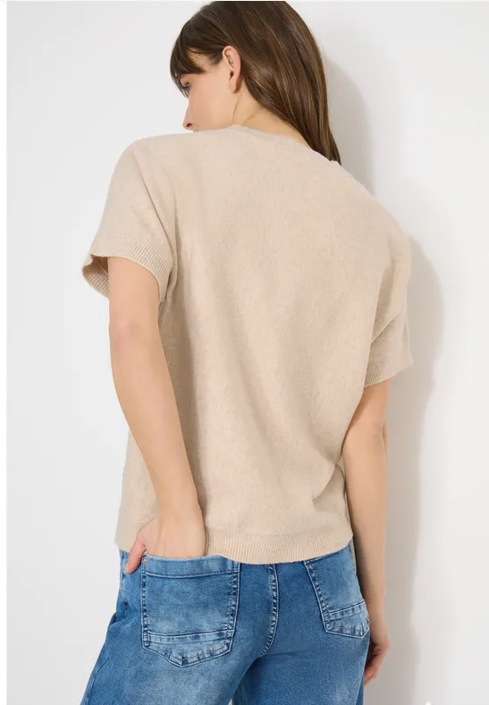 Kurzarm Feinstrickpullover für Damen