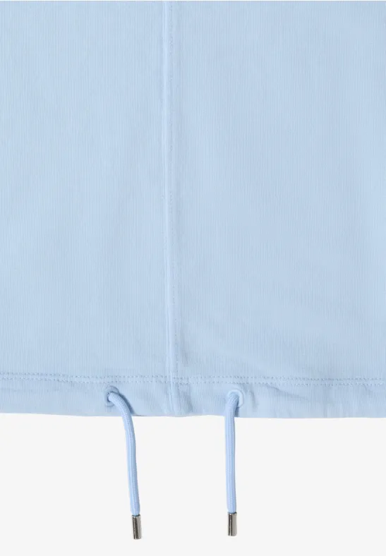 Damen Sweatshirt mit Tunnelzug, lockere Passform