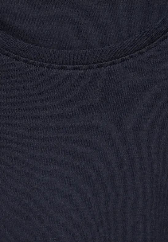 Basic Rundhals 3/4 Ärmel Shirt