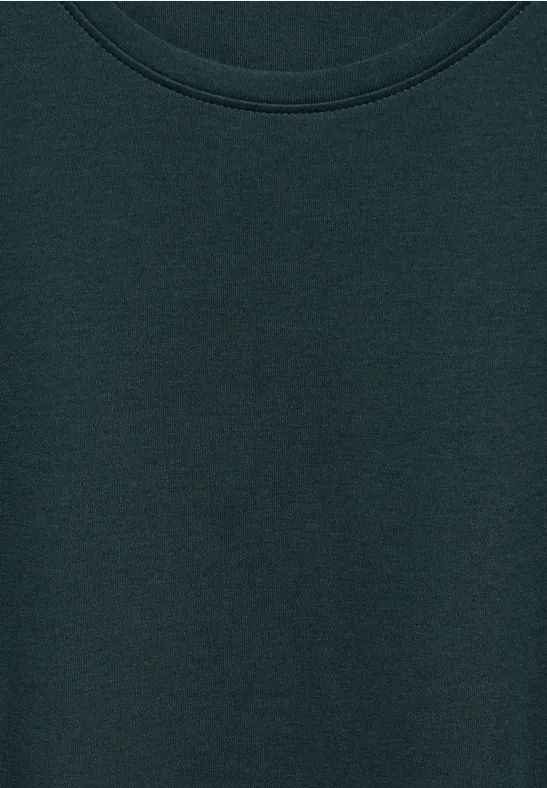 Basic Shirt mit Rundhalsausschnitt und 3/4-Arm