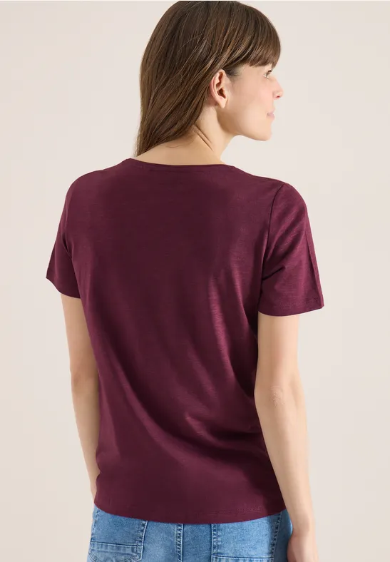 Damen Basic Kurzarm T-Shirt