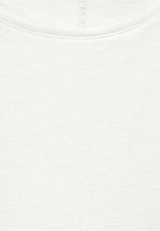 Damen Kurzarm T-Shirt mit Spitzendetail