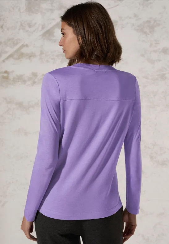 Damen Langarm Tunika Shirt